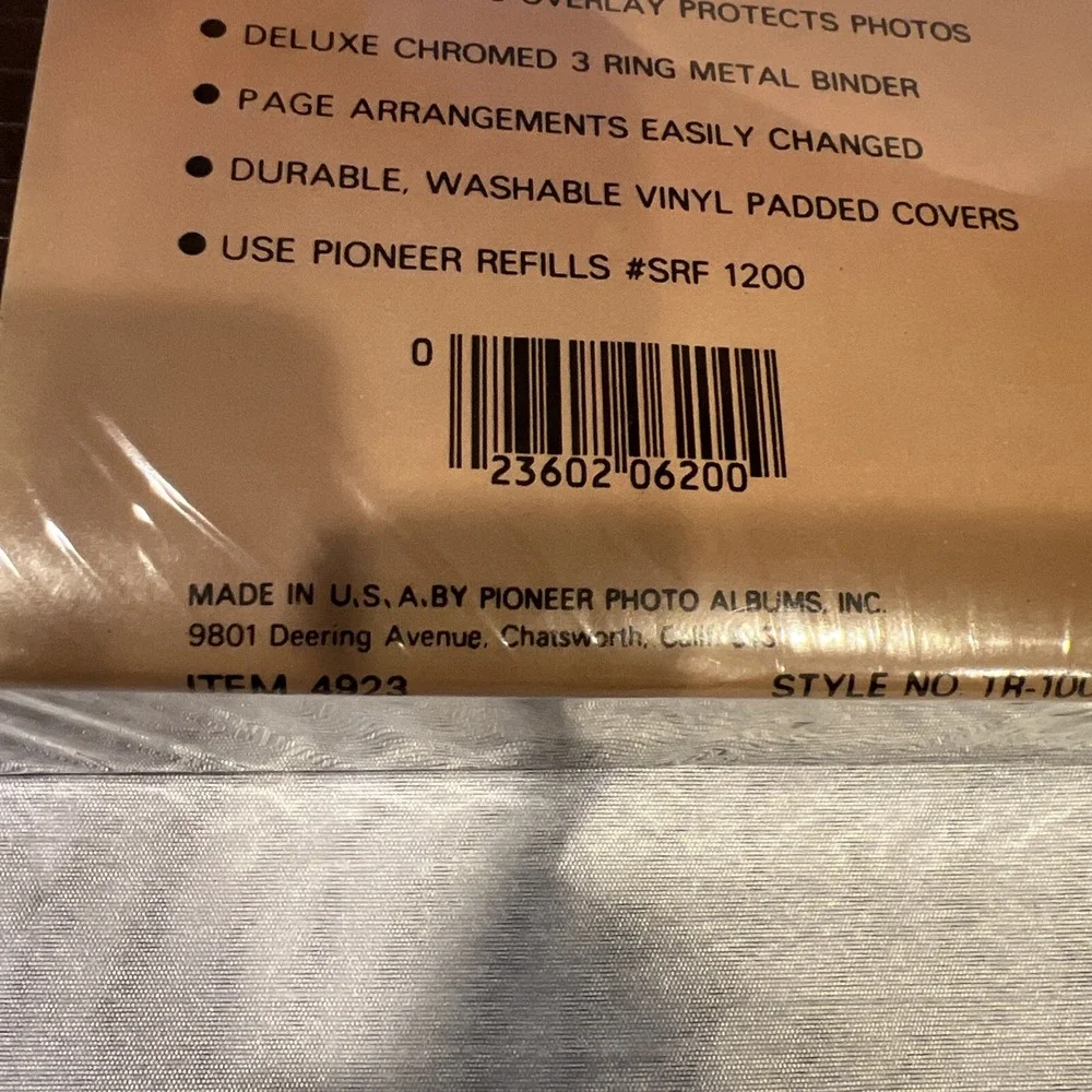 Vintage Pioneer Deluxe Cover 100 Photo Album Large Fast-stick 50 Sheets NEW